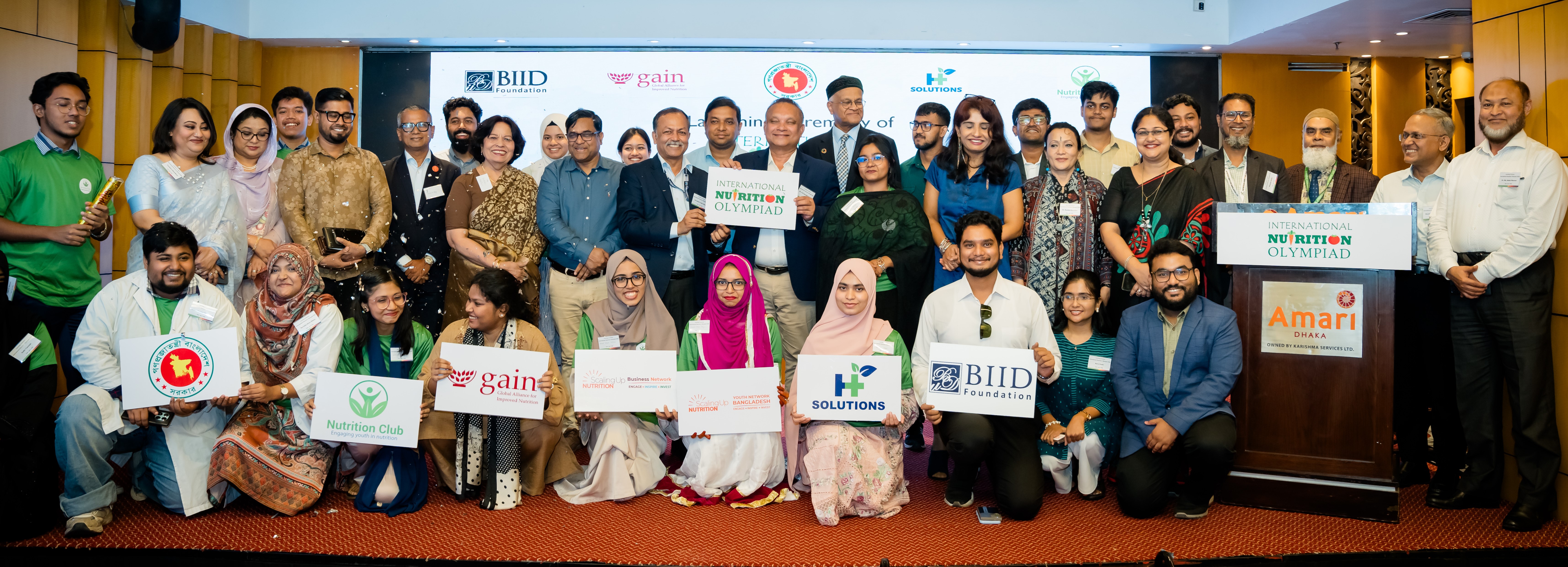 International Nutrition Olympiad 2026 launching ceremony at Amari Dhaka